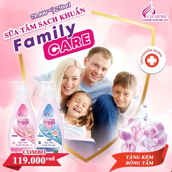 Sữa Tắm Charme Family Care