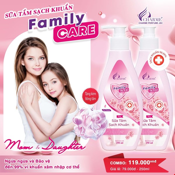 Sữa Tắm Charme Family Care