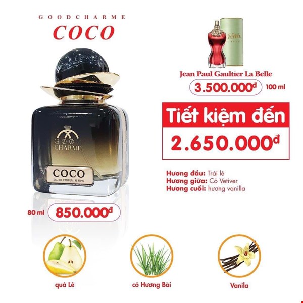 Good Charme Coco Đen 80ml