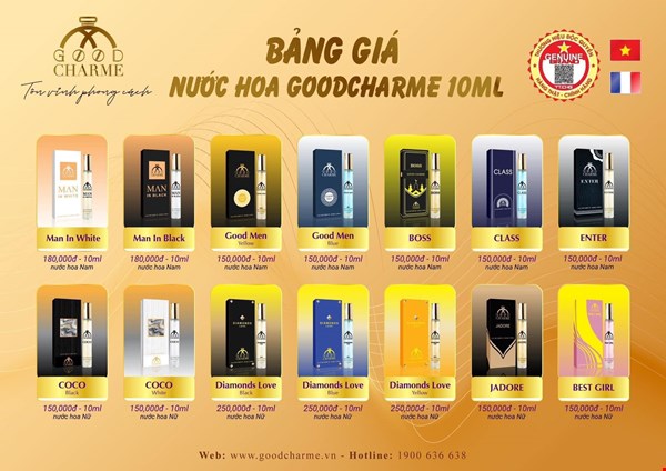 Goodcharme Coco Trắng 10ml