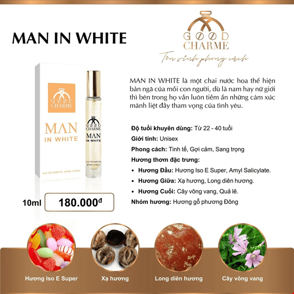 GoodCharme Man White 10ml