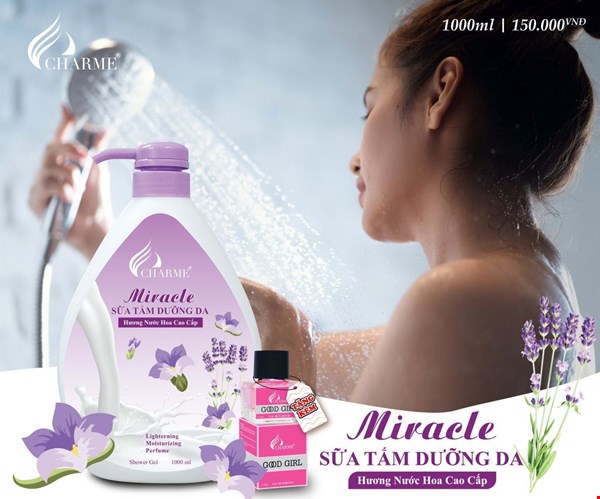 Sữa tắm MIRACLE - Hương Hoa Oải Hương