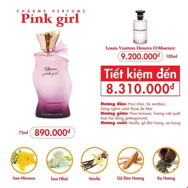 Charme Pink Girl 75ml